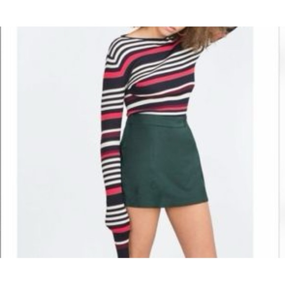 Zara Forest Green Skort